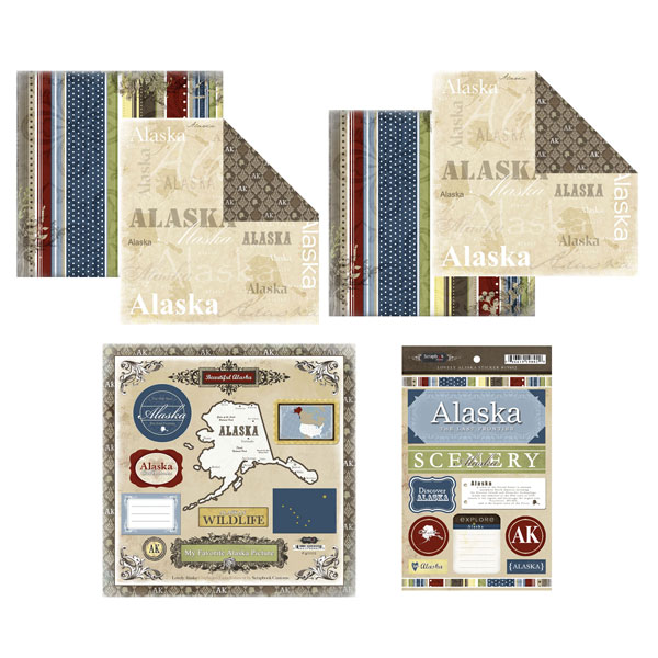 Scrapbook Customs Lovely Scrapbook Kit Alaska