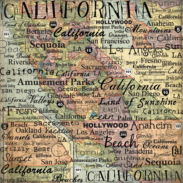 Scrapbook Customs - United States Collection - California ...