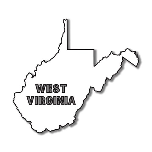 Scrapbook Customs United States Collection West Virginia Laser