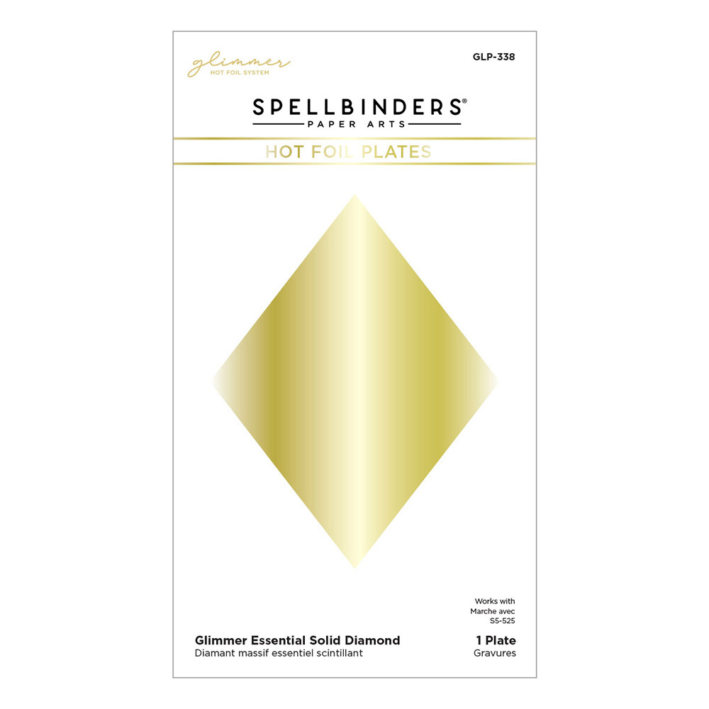 Spellbinders Glimmer Essential Diamond Hot Foil Plate