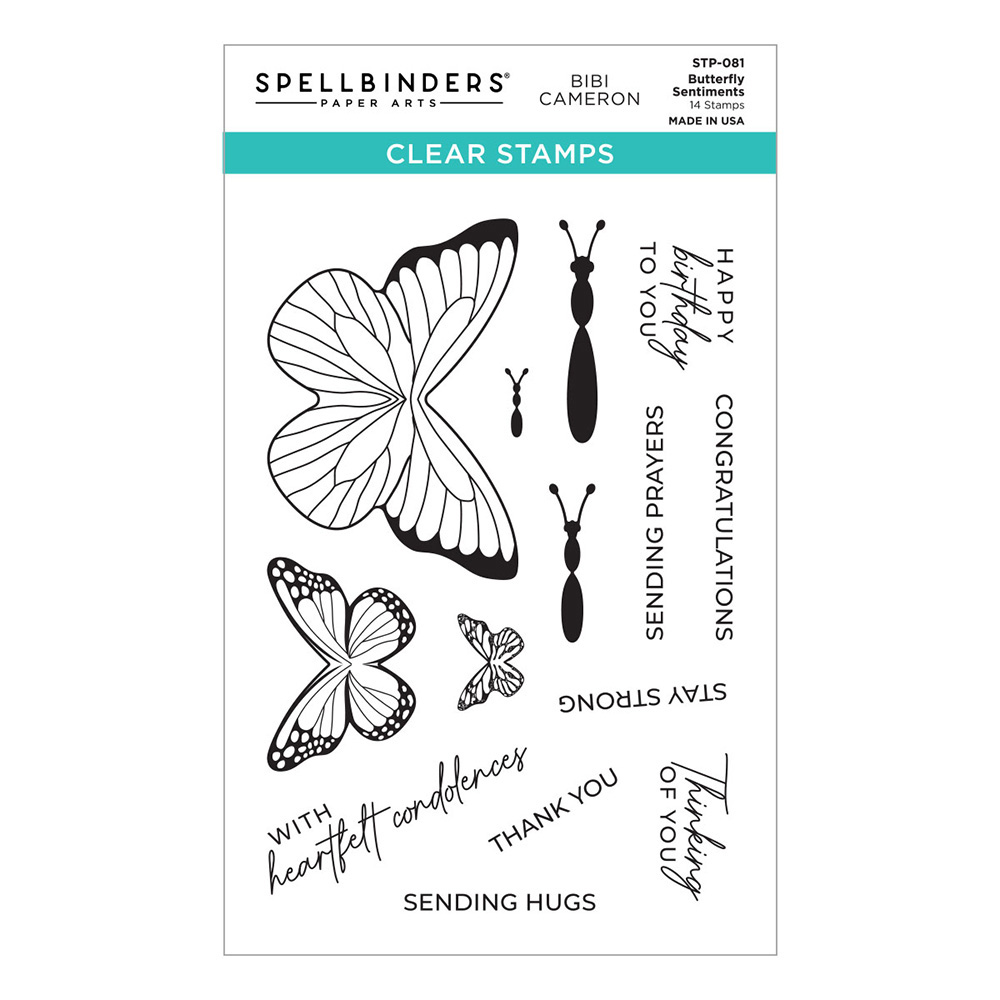 Spellbinders Butterfly Sentiments