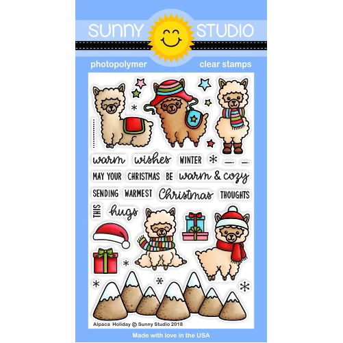 SS Alpaca Holiday Stamps