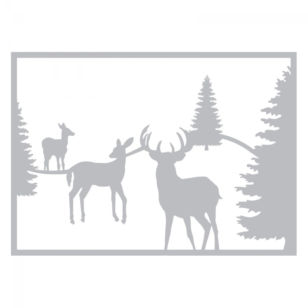 Image result for sizzix winter deer scene die