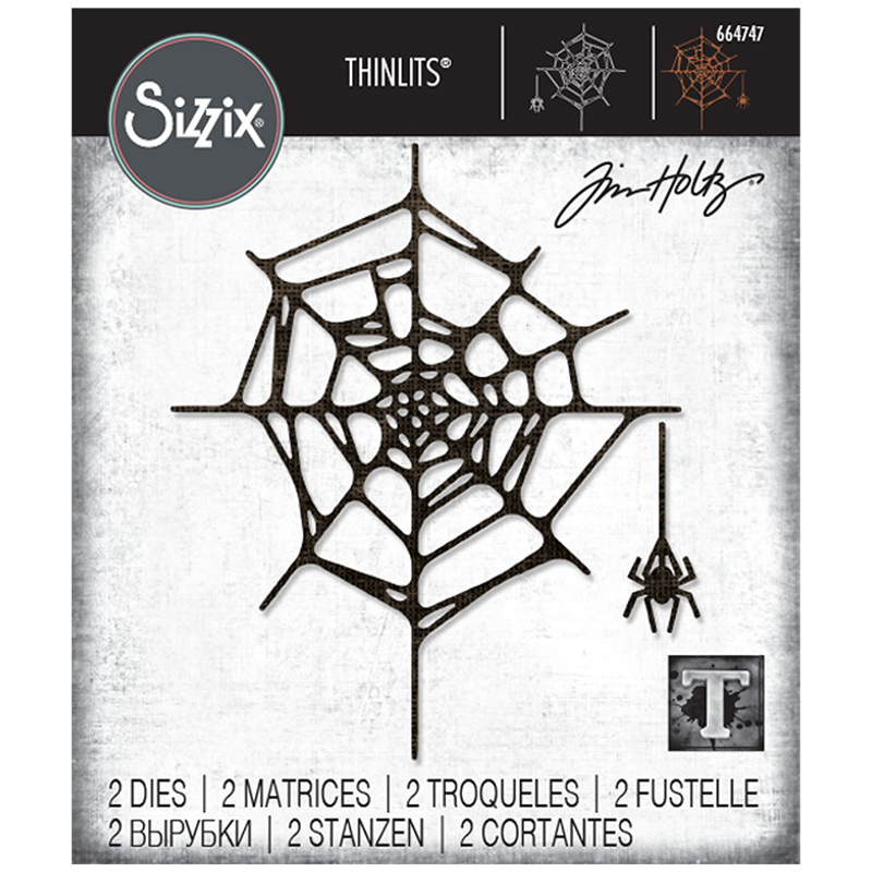 Sizzix Halloween Tim Holtz Spider Web Thinlits Die