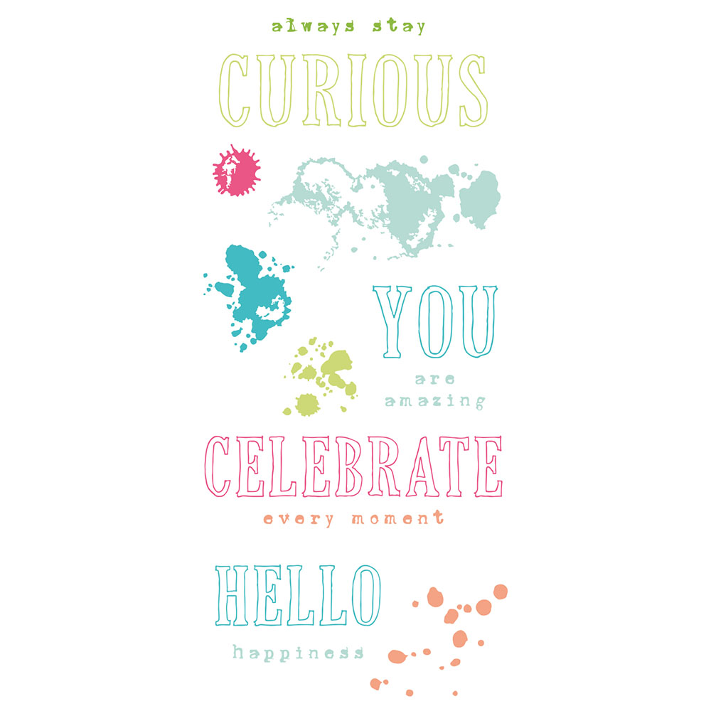 Sizzix - 49 and Market - Hello You Sentiment Stamp Set