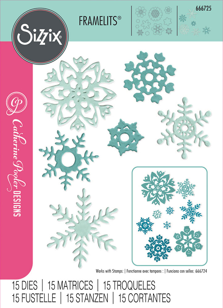Sizzix/Catherine Pooler White Christmas Framelits Sizzix/Catherine Pooler White Christmas Framelits