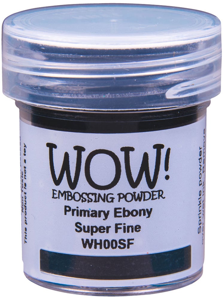 Wow Embossing Powder Super Fine - Ebony