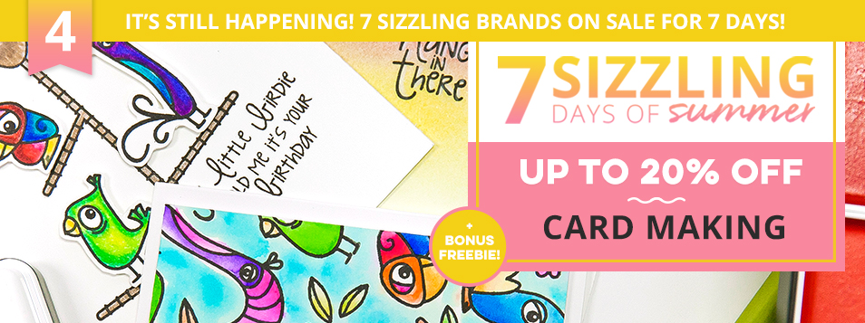 Sizzling Days 4 - Card making sale