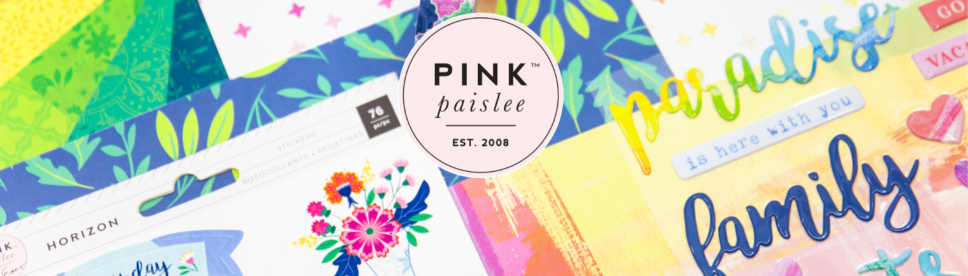 Pink Paislee Paper Crafting Supplies