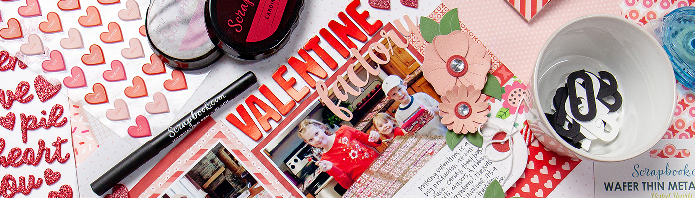 Valentine's Day Scrapbooking and Card Making Supplies