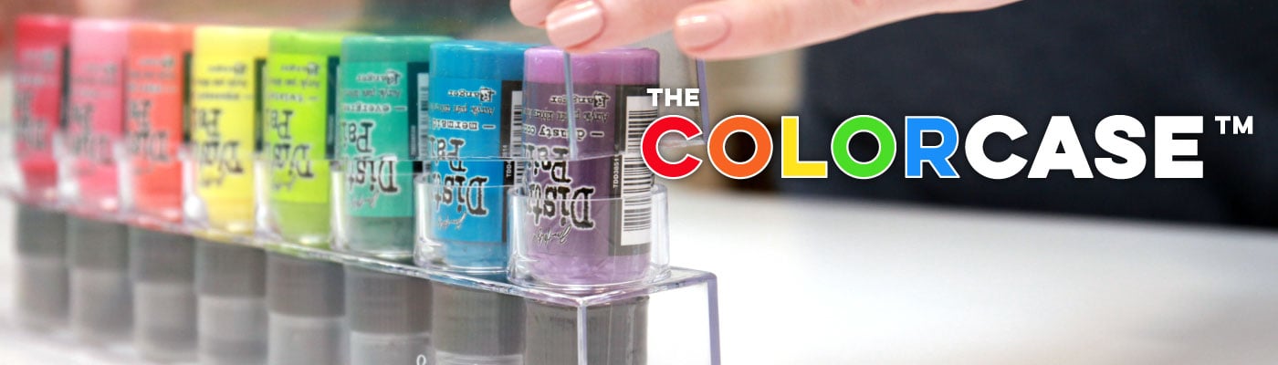 The ColorCase&trade;  - Stackable Storage for .5 oz and 1 oz Bottles